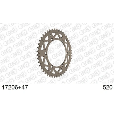 AFAM 520 Kaw Kx/Kdx/Klx SC Rear Aluminium Sprocket - 47T