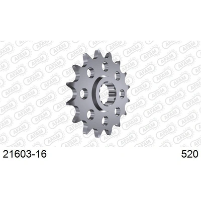 AFAM 16T Front Sprocket - Yamaha R6 99-06 520 Conv - 16T