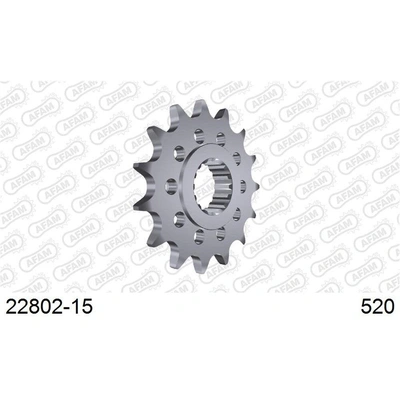 AFAM 15T 520 Front Sprocket - Suzuki GSXR1000 Conversion - 15T