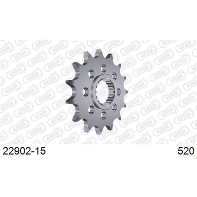 AFAM 15T 520 Front Sprocket - Suzuki GSXR1000 09 - 15T
