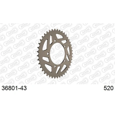 AFAM A43 520 Rear Sprocket - Aprilia RSV/RSV4 520 Conversion - 43T