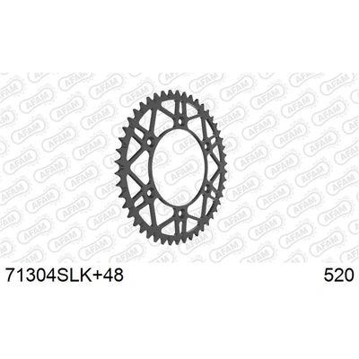 AFAM Self Cleaning Super Light Ktm Rear Steel Sprocket - 48T