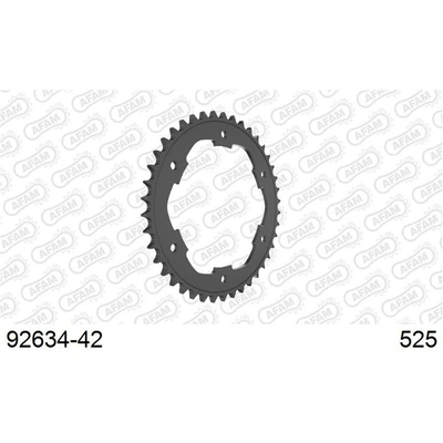 AFAM S42 Rear Sprocket - BMW F650/800GS 2009 - 42T