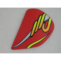 Arai SAJ Visor Holder Set - 2004 Hayden Red