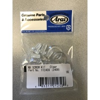 Arai MX Screw Kit - Clear