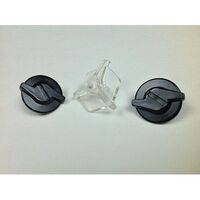 Arai VX-Pro/VX-Pro 4 Peak Screw Set - Black
