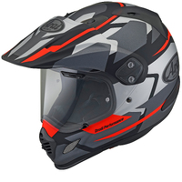 Arai XD-4 Depart Helmet - Matte Grey/Red