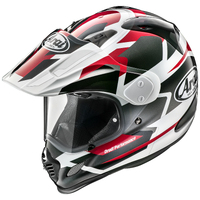 Arai XD-4 Depart Black White Red Helmet