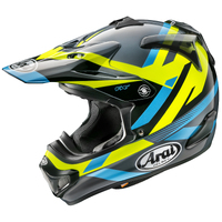 Arai VX-Pro 4 Machine Helmet - Black/Blue/Yellow