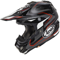 Arai VX-Pro 4 Pure Black Grey Orange Helmet