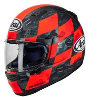 Arai Profile-V Patch Helmet - Black/Red