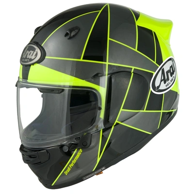 Arai Quantic Peak Full Face Helmet - Yellow