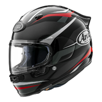 Arai Arai Quantic Ray Helmet - Black/White/Red/Grey