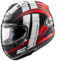 Arai RX-7V Evo IOM TT Helmet - Black/White/Red