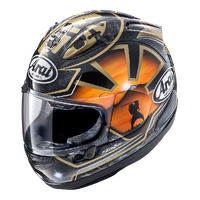 Arai RX-7V EVO Pedosa Spirit Helmet - Black/Gold
