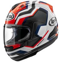 Arai RX-7V Evo RSW Trico Helmet - Black/White/Red