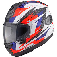 Arai RX-7V Evo Rush Helmet - Red/White/Blue