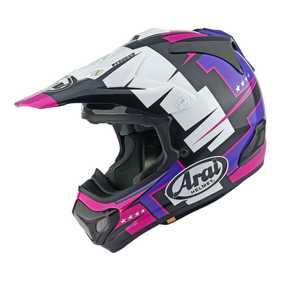 Arai MX-V Evo Battle MX Helmet - Purple