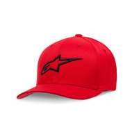 Alpinestars Kids Ageless Curve Hat - Red/Black - OS