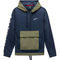 Alpinestars Explorer Hoodie - Navy/Green - 2XL