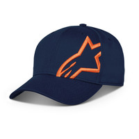 Alpinestars Corp Snap 2 Hat - Navy/Orange - OS