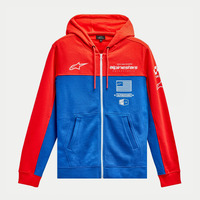 Alpinestars H Block Hoodie - Warm Red/Bright Blue