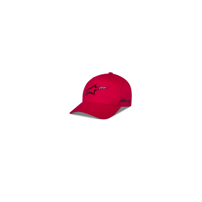 Alpinestars Carbon Fiber Snap Hat - Red - One Size