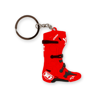Alpinestars New Tech 10 Boot Key Fob - Red