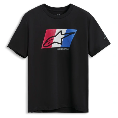 Alpinestars Global SS CSF T-Shirt - Black/Red/White/Blue