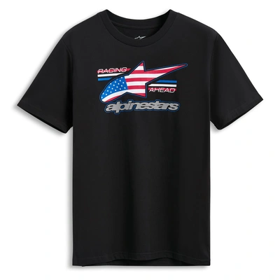 Alpinestars Nationals SS CSF T-Shirt - Black/Usa