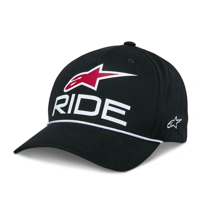 Alpinestars Ride Comp Snapback Hat - Black/White/Red - OS
