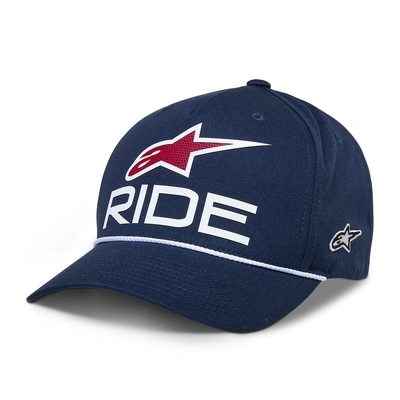 Alpinestars Ride Comp Snapback Hat - Navy/White/Red - OS