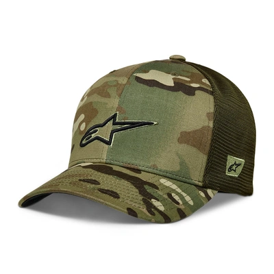 Alpinestars Recon Camo Trucker Hat - Green Camo - OS
