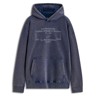 Alpinestars Infinite Washed Oversized Hoodie - Navy