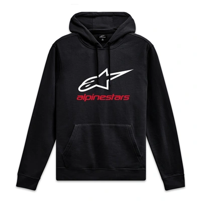Alpinestars Always Hoodie V3 - Black/White/Red - S