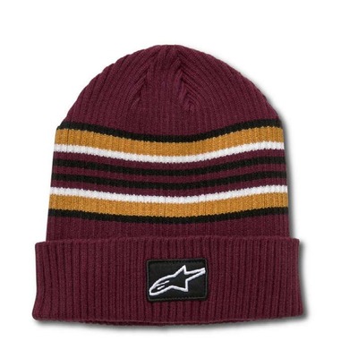 Bolted Cuff Beanie - Maroon