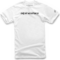 Alpinestars Linear Wordmark Tee - White/Black