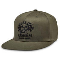 Alpinestars Double Check Flatbill Hat - Military Green/Black