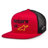 Alpinestars First Moto Trucker Hat - Red/Black - OS