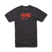 Alpinestars Mixit Tee - Black/Fluro Red