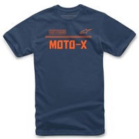 Alpinestars Moto-X Tee - Navy/Orange