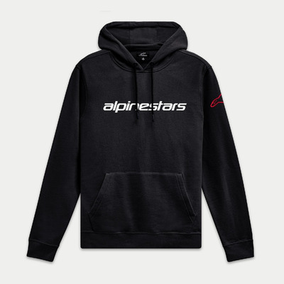 Alpinestars Linear Wordmark 2.0 Hoodie - Black/White/Red