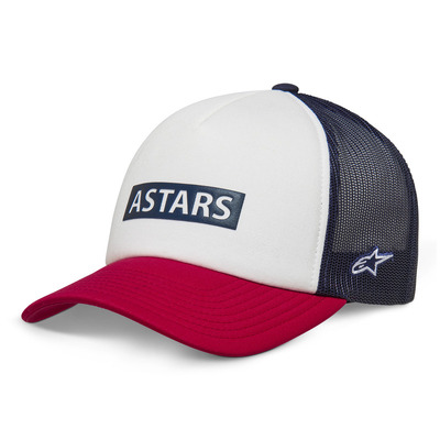 Alpinestars Clarified Foam Trucker Hat - White/Red - OS