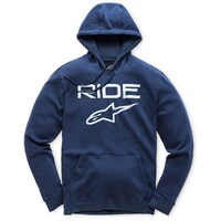 Alpinestars Ride 2.0 Pull Over Fleece Hoodie - Navy/White