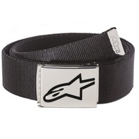 Alpinestars Ageless Web Belt - Black/Chrome - OS