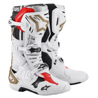 Alpinestars Tech 10 Squad20 Limited Edition White Gold Boots