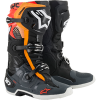 Alpinestars Tech 10 Boots - Black/Grey/Orange