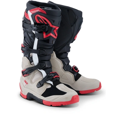 Alpinestars 2026 Tech 7 Enduro Boots - Black/Light Grey/Bright Red