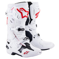 Alpinestars Tech 10 Supervented Boot - White/Bright Red