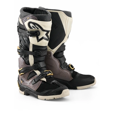 Alpinestars 2026 Tech 7 Enduro Drystar Boots - Black/Dark Grey/Gold